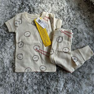 Old Navy 6-12 Months Two Piece Pajama Set Bao/Dumplings NEW